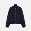Hanorac cu fermoar din bumbac jacquard Barocco Hanorac cu fermoar din bumbac jacquard Barocco