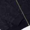 Hanorac cu fermoar din bumbac jacquard Barocco Hanorac cu fermoar din bumbac jacquard Barocco