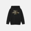 Hanorac cu glugă din bumbac jersey imprimat pentru copii Hanorac cu glugă din bumbac jersey imprimat pentru copii