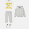 Hanorac cu glugă din bumbac jersey imprimat pentru copii Hanorac cu glugă din bumbac jersey imprimat pentru copii