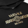 Hanorac cu glugă din bumbac jersey imprimat pentru copii Hanorac cu glugă din bumbac jersey imprimat pentru copii