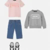 Hanorac din bumbac jersey cu imprimeu pentru bebeluși Hanorac din bumbac jersey cu imprimeu pentru bebeluși
