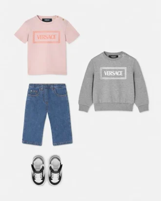 Hanorac din bumbac jersey cu imprimeu pentru bebeluși