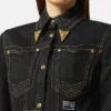 Jacheta cropped din denim Jacheta cropped din denim