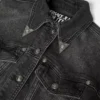 Jacheta din denim cu emblemă florală V-Emblem Jacheta din denim cu emblemă florală V-Emblem