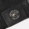 Jacheta din denim cu emblemă florală V-Emblem Jacheta din denim cu emblemă florală V-Emblem