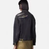 Jacheta din denim cu plasă metalică Jacheta din denim cu plasă metalică