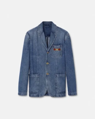 Jacheta din denim Medusa Biggie