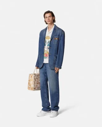 Jacheta din denim Medusa Biggie