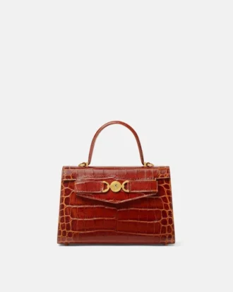 Medusa 95 Croc-Effect Top-Handle