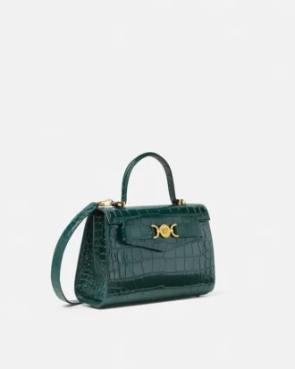 Medusa 95 Croc-Effect Top-Handle