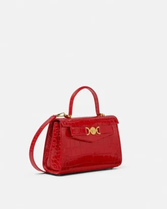 Medusa 95 Croc-Effect Top-Handle