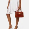Medusa 95 Croc-Effect Top-Handle Medusa 95 Croc-Effect Top-Handle