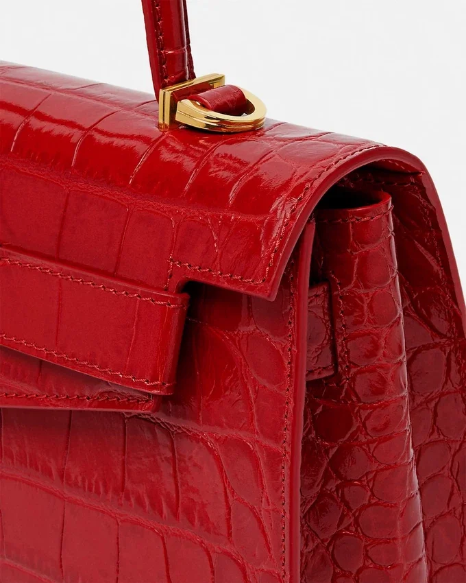 Medusa 95 Croc-Effect Top-Handle Medusa 95 Croc-Effect Top-Handle