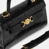 Medusa 95 Geantă mică cu efect de crocodil și mâner superior Medusa 95 Geantă mică cu efect de crocodil și mâner superior
