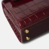 Medusa 95 Geantă mică cu efect de crocodil și mâner superior Medusa 95 Geantă mică cu efect de crocodil și mâner superior