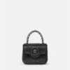 Mini geantă din satin cu ornamente La Medusa Mini geantă din satin cu ornamente La Medusa
