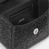 Mini geantă din satin cu ornamente La Medusa Mini geantă din satin cu ornamente La Medusa