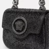 Mini geantă din satin cu ornamente La Medusa Mini geantă din satin cu ornamente La Medusa