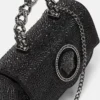 Mini geantă din satin cu ornamente La Medusa Mini geantă din satin cu ornamente La Medusa