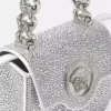 Mini geantă din satin cu ornamente La Medusa Mini geantă din satin cu ornamente La Medusa