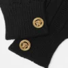 Mănuși din tricot de lână cu nervuri Mănuși din tricot de lână cu nervuri
