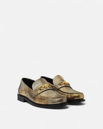 Mocasini Medusa 95 cu efect de șopârlă
