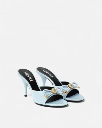 Mule cu baretă Opera din piele lăcuită 85 mm