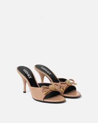 Mule cu baretă Opera din piele lăcuită 85 mm