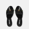 Mule cu baretă Opera din piele lăcuită 85 mm Mule cu baretă Opera din piele lăcuită 85 mm