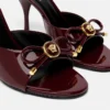Mule cu baretă Opera din piele lăcuită 85 mm Mule cu baretă Opera din piele lăcuită 85 mm