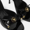 Mule cu baretă Opera din piele lăcuită 85 mm Mule cu baretă Opera din piele lăcuită 85 mm