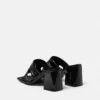 Mule Medusa 95 din piele lăcuită 70 mm Mule Medusa 95 din piele lăcuită 70 mm