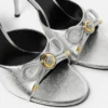 Mule metalice Opera Bow 85 mm Mule metalice Opera Bow 85 mm