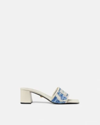 Mule Theia Raffia 55 mm