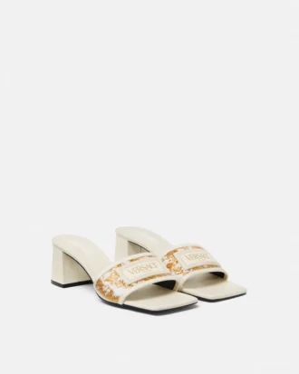 Mule Theia Raffia 55 mm