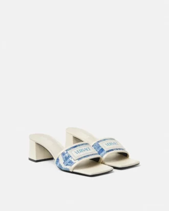 Mule Theia Raffia 55 mm
