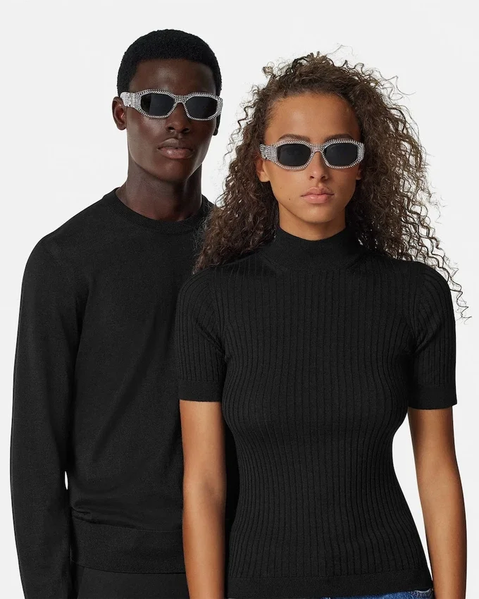 Ochelari de soare Crystal Medusa Biggie Sunglasses Ochelari de soare Crystal Medusa Biggie Sunglasses