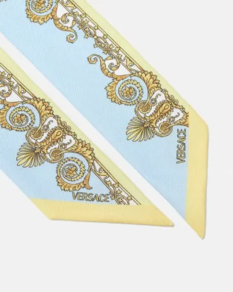 Panglică din mătase twill imprimată