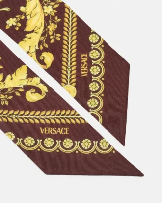 Panglică din mătase twill imprimată