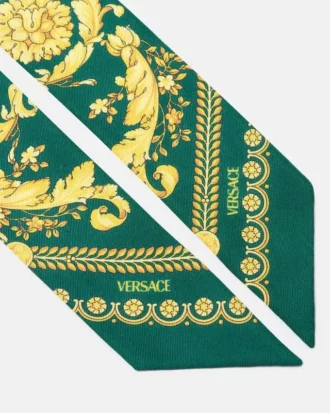 Panglică din mătase twill imprimată
