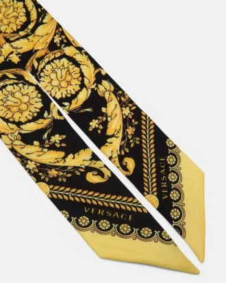 Panglică din mătase twill imprimată