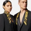 Panglică din mătase twill imprimată Panglică din mătase twill imprimată