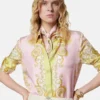 Panglică din mătase twill imprimată Panglică din mătase twill imprimată