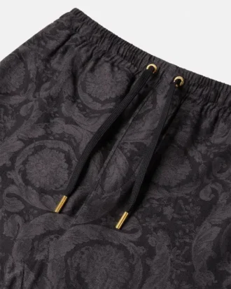 Pantaloni Barocco Chambray Jacquard