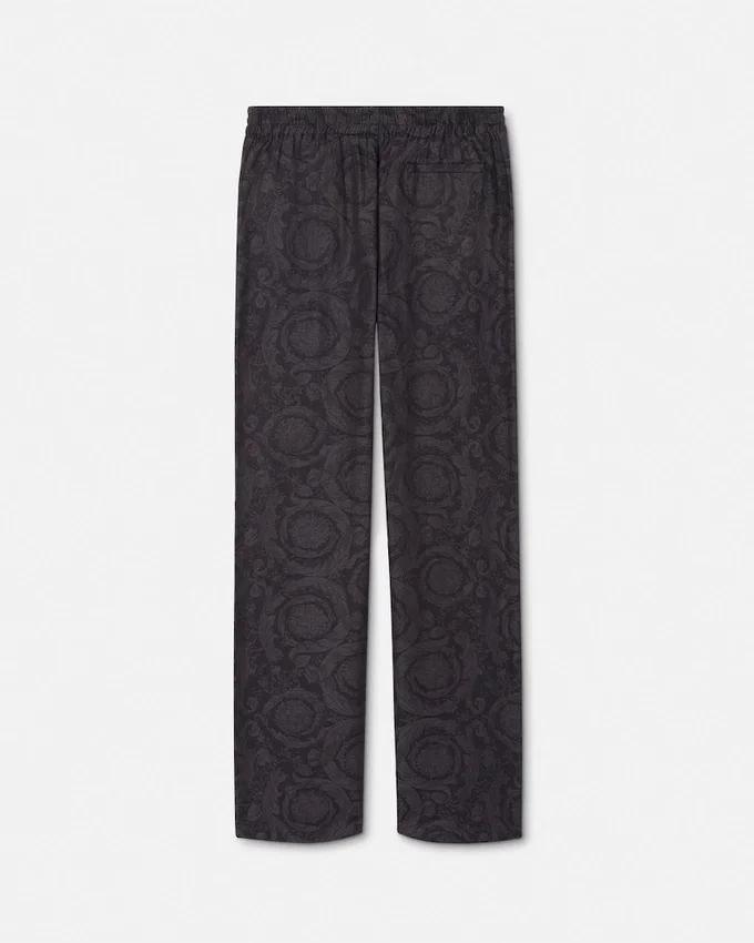 Pantaloni Barocco Chambray Jacquard Pantaloni Barocco Chambray Jacquard