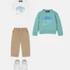 Pantaloni cargo din gabardină de bumbac pentru copii Pantaloni cargo din gabardină de bumbac pentru copii