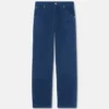 Pantaloni de tâmplar din pânză supra-vopsită Pantaloni de tâmplar din pânză supra-vopsită