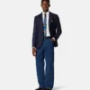 Pantaloni de tâmplar din pânză supra-vopsită Pantaloni de tâmplar din pânză supra-vopsită