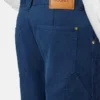 Pantaloni de tâmplar din pânză supra-vopsită Pantaloni de tâmplar din pânză supra-vopsită